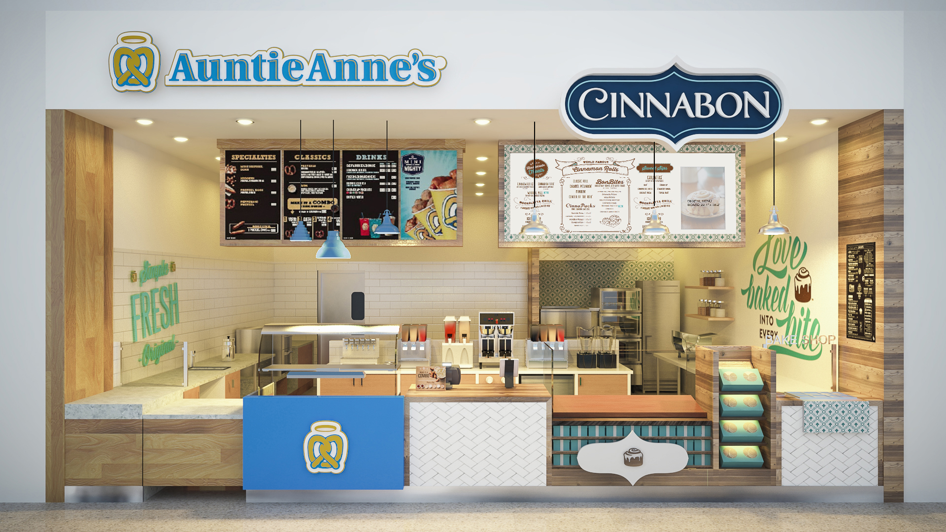 Auntie Anne's dual branding opportunities