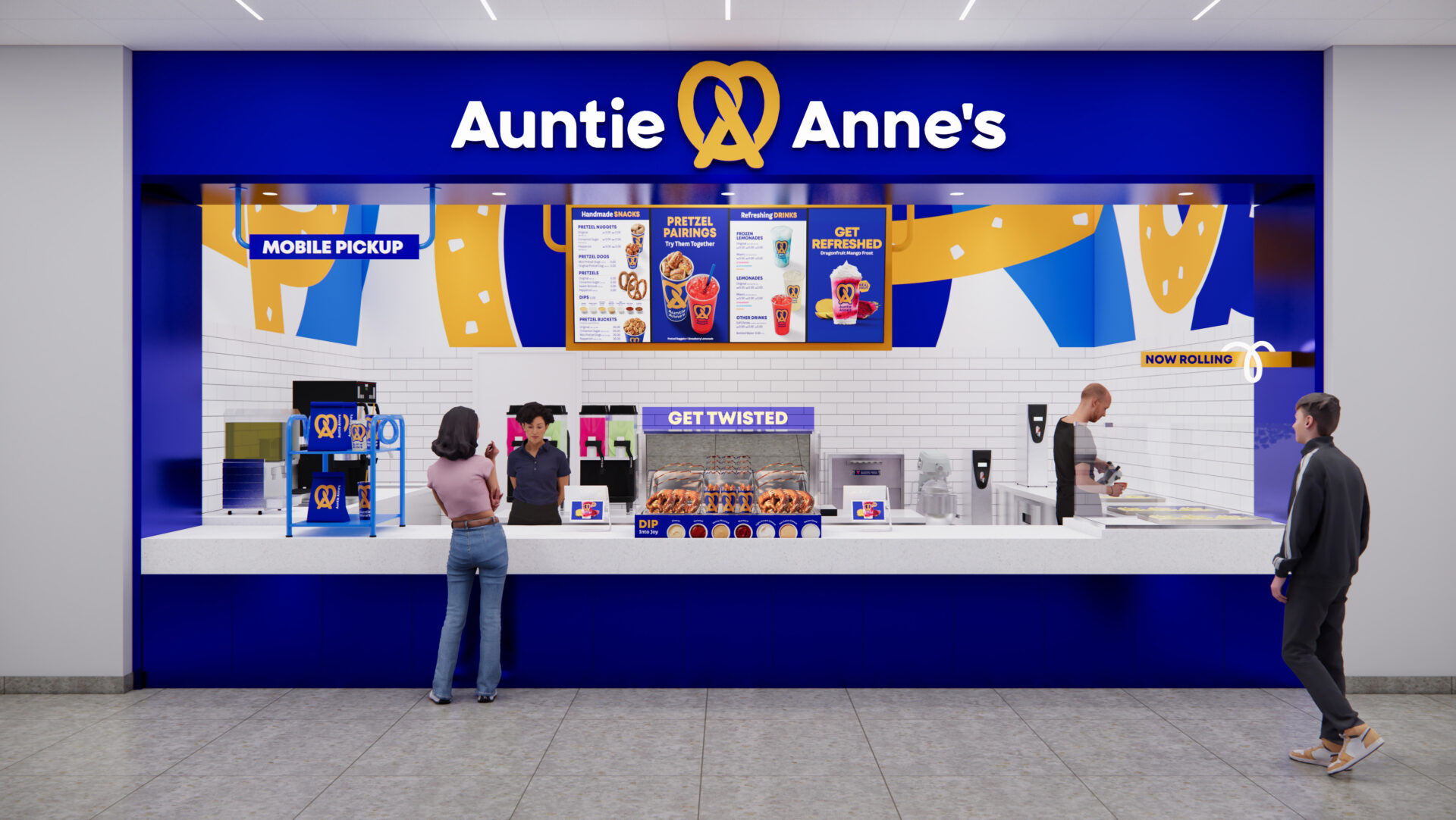 Auntie Anne's Inline/Mall Buildout